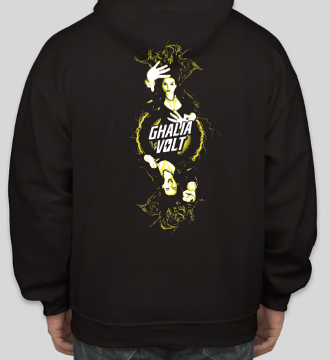 Ghalia Volt - Full Zip FLEECE Hoodies - Black