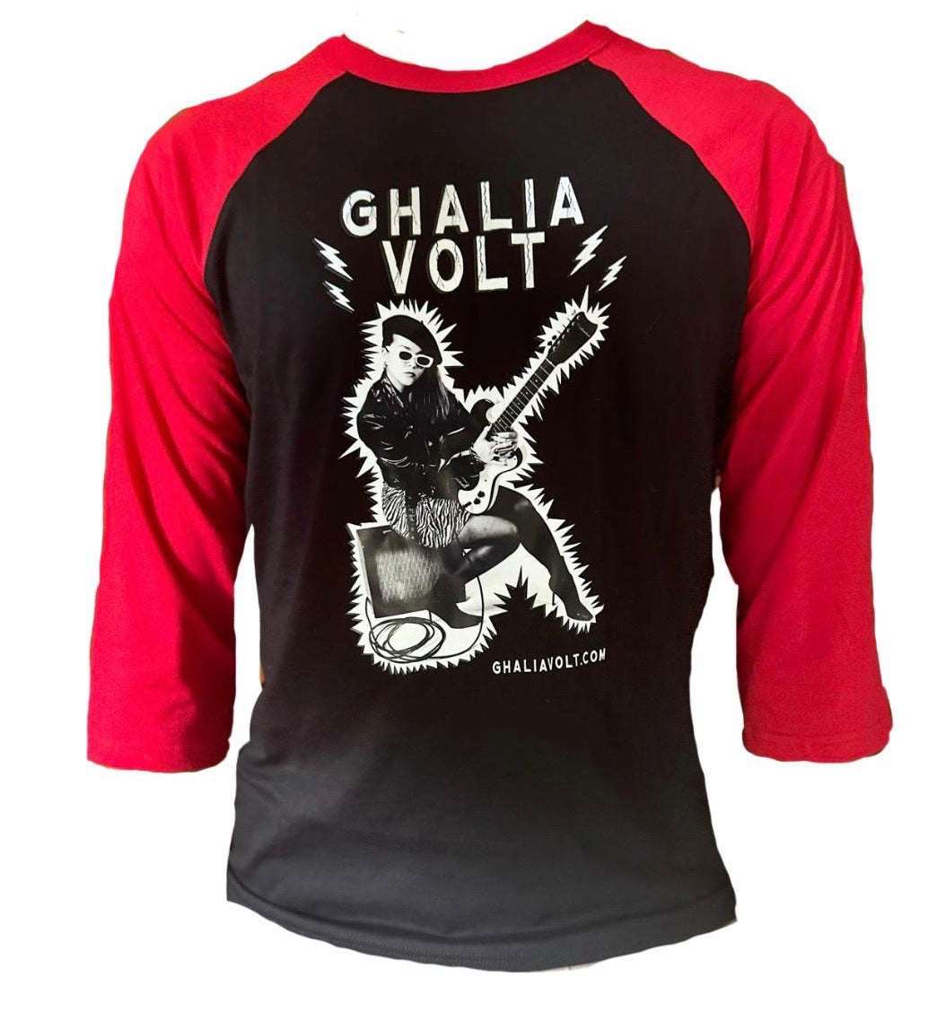 Ghalia Volt - Baseball Shirt - Black/Red