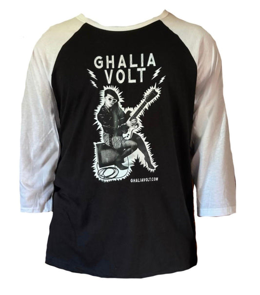 Ghalia Volt - Baseball Shirt - Black/White