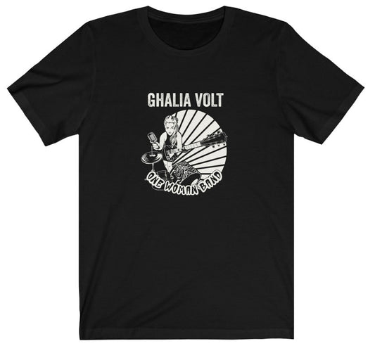 Ghalia Volt - One Woman Band - Men's Black T-Shirt